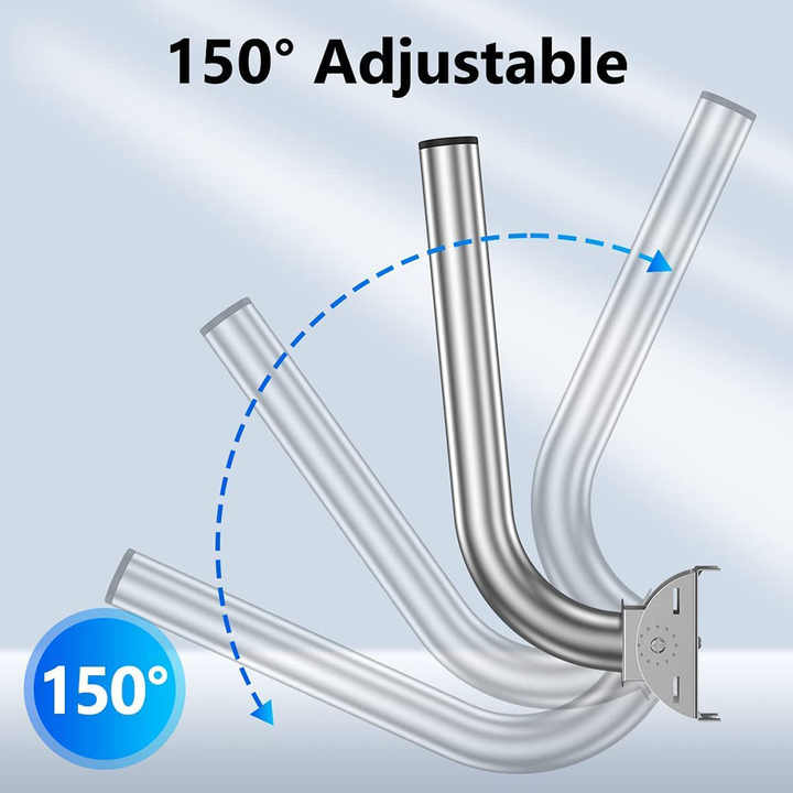 Suportes de poste de montagem de antena de TV de aço inoxidável DYMACHINE