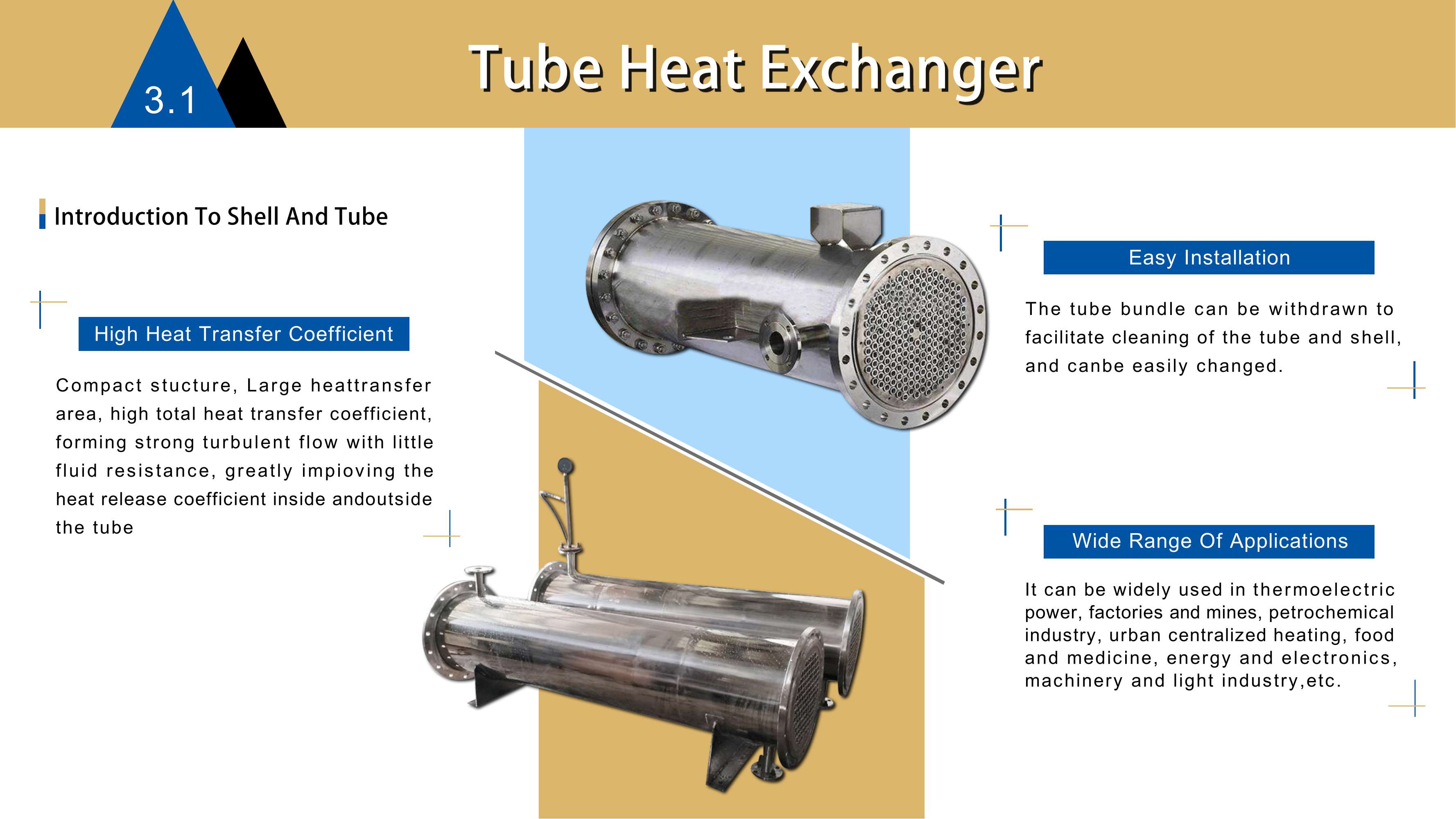 Água de aço inoxidável personalizada do condensador industrial de China para arejar o trocador de calor